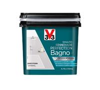 Smalto multimateriale per pareti Rinnovare Perfection Bianco Piuma sat 0,75 lt Bianco grigio chiaro