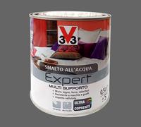 V33 Smalto Multisupporto all'Acqua Linea Expert Colore Grigio Acciaio 500 ML