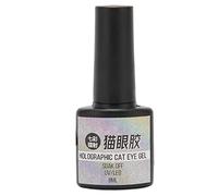 Smalto per Chiodo Gel Glitter, Smalto Olografico da 8 Ml di Smalto Olografico Gel Smalto Glitter Gel Glitter Gel Glitter Nail Art Verniciatura Ghiora