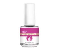 Smalto per unghie a base di olio amaro, anti mordere le unghie, tappo per la cura delle unghie, soluzione sicura ed efficace, per bambini e bambini