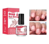 Smalto per unghie amaro,smalto per unghie amaro per, 10 ml protegge contro i morsi delle dita, smalto per rosicchiare le unghie delle dita, soluzione a doppio effetto e lunga durata per fermare la