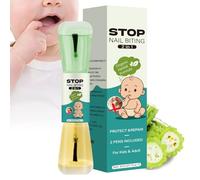 Smalto per Unghie Anti Morso - Correggere Le Cattive Abitudini - Smalto Stop Morso E Liquido Riparatore Unghie | Per Adolescenti Ragazze Donne Uomini Casa Dormitorio Scuola Asilo Viaggio