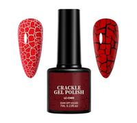 Smalto per unghie fresco - bottiglia di lacca in gel crackle, set di design colorato di unghie | Vernish di manicure alla moda per il trucco delle donne, styling del ballo, look da appuntamento nottur