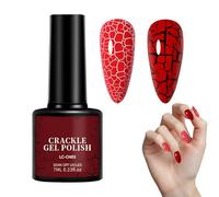 Smalto Per Unghie Fresco - Smalto Gel Crackle | Polacco Gel Di Pigmento Alto | Funzionalità Di Manicure Da 7 Ml Di Ragazze | Decorazioni Di Unghie Di Lunga Durata Per Il Salone Di Bali Per Le Vacanze