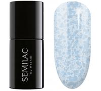 Smalto per unghie ibrido Blue Crushed Ice #493 Semilac Bubble Gum 7ml