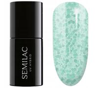 Smalto per unghie ibrido Semilac Mint Glacier #495 Crushed Ice 7 ml