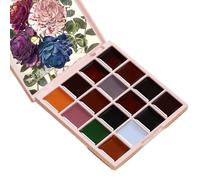 Smalto Per Unghie In Gel Solido Piccolo - Colla Per Manicure Per La Pittura Per Unghie | Tavolozza Di Smalti Per Unghie In Gel Solido | Tavolozza Di Smalto In Gel Solido 16 Colori Per Artigianato Per