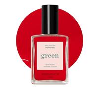 Smalto per unghie Manucurist Green - Smalto classico naturale - 9-Free - Smalto di origine organica (84%) - Manicure - Cura delle unghie - 15ML…… (Poppy Red)