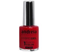 Smalto per unghie professionale in gel ibrido a 2 passi, senza lampada richiesta, lunga durata e facile da rimuovere, colore fusione H31 colore corallo marrone | tonalità rosa e rosso