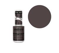 Andreia Professional NutriColor - Smalto Vegan traspirante - Colore NC25 Grigio scuro - 10,5 ml