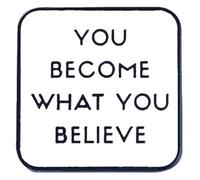 Smalto Pin Nero Bianco Banner Distintivo Banner Spilla Spilla Musica Citazione, Klein, Metallo non prezioso