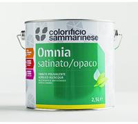 Smalto polivalente acrilico all'acqua Omnia Satinato/Opaco