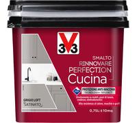 SMALTO RINNOVARE PERFECTION CUCINA Grigio Loft Satinato 0,75 L