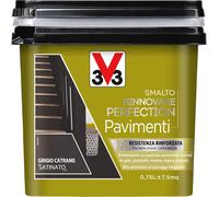 Smalto a solvente satinato V33 Rinnovare Perfection grigio catrame 0,75 l