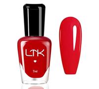 Smalto rosso - Asciugatura rapida & lunga durata Shimmer Nail Polish, smalto atossico a base d'acqua, senza lampada UV per nail art fai da te, manicure a casa