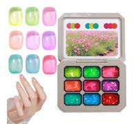 Smalto Semi Permanente Kit Con 9 Per Decorazione Unghie