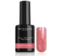 Smalto Semipermanente GEL POLISH NAIL COLOUR 49 Glitter Rosa 10ml MESAUDA