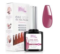 Smalto Semipermanente Unghie One Step Uv/Led 12 ml - Rosa Antico - Smalto Unghie Gel - Unghie Subito Brillanti Con o Senza Base e Top Coat