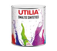 SMALTO SINTETICO MADE IN ITALY 750ML VERNICE PITTURA NERO BIANCO CUOIO TURCHESE