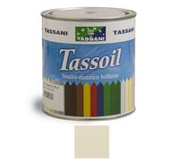 SMALTO SINTETICO TASSOIL BIANCO VELA LT. 0,75 PER ESTERNO LEGNO E FERRO TASSANI