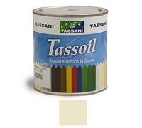 SMALTO SINTETICO TASSOIL LT.0,75 PER ESTERNO/INTERNO LEGNO/FERRO BIANCO PERLA