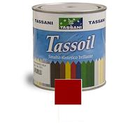 SMALTO SINTETICO TASSOIL LT.0,75 PER ESTERNO/INTERNO LEGNO/FERRO ROSSO
