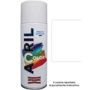 SMALTO SPRAY ACRIL COLOR AREXONS - BIANCO LUCIDO RAL 9010 ML 400- 6 pezzi