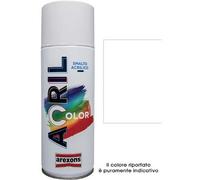 SMALTO SPRAY ACRIL COLOR AREXONS - BIANCO OPACO ML 400- 6 pezzi