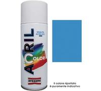 Smalto Spray Acril Color Arexons Blu Chiaro Ral 5012 400 ml 6 Pezzi