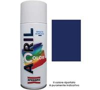 Smalto Spray Acril Color Arexons Blu Cobalto Ral 5013 400 ml 6 Pezzi