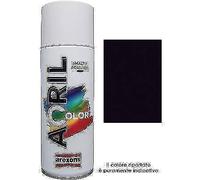 SMALTO SPRAY ACRIL COLOR AREXONS NERO LUCIDO RAL 9005 ML 400 PZ 6