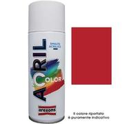 SMALTO SPRAY ACRIL COLOR AREXONS - ROSSO FUOCO RAL 3000 ML 400- 6 pezzi