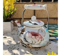 Smalto teakettle top teapot smalto tea caffettiera per acqua per la casa