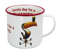 Smalto Toucan on segnavento design tazza con lovely Day for a Guinness