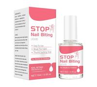 Smalto trasparente indurente 15 ML Nail Biting Prevention Polish Stop Nail Polish | 5 fl Oz Nail Stopper for Kids & Adults & Effective Tasto Thumb Stop Nail compatibile con fare (rosa, taglia unica)