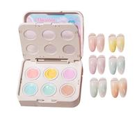 Smalto Unghie Gel 6 ml Compatto Gradiente Strumenti per Manicure da Salone