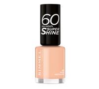 Rimmel London 60 Seconds Super Shine smalto per unghie ad asciugatura rapida 8 ml Tonalità 401 nude nostalgia