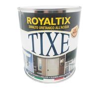 Smalto uretanico all'acqua Vernice universale Bianco lucido 2,5 Lt Tixe royaltix