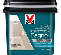 SMALTO V33 BAGNO LT.0,75 GRIGIO TORTORA SATINATO