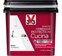 SMALTO V33 CUCINA LT.0,75 BIANCO SATINATO