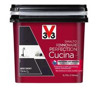 SMALTO V33 CUCINA LT.0,75 NERO SMOKY OPACO