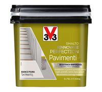 SMALTO V33 PAVIMENTI LT.0,75 BIANCO PIUMA SATINATO