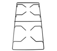 Smalvic griglia in piattina nera lucida cucina gas piano cottura 45,7 x 22,7 cm