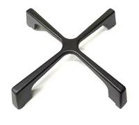 Smalvic griglia per cucina a gas in ghisa nero opaco cm 22,3 x 22,3 cm.