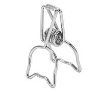 Smandy 100 Clip per Raccoglitori per Gatti Morsetti per Carta Simpatico Cartone Animato Design a Coda Cava in Metallo Forte Forza di Serraggio per Forniture per Ufficio Documenti Regali (SILVER)