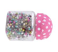 Smandy 500 Set di Spille da Cucire, Aghi Colorati con Perline con Bottiglia di Cuscino a Perno per la Creazione e i Progetti di Trapuntatura