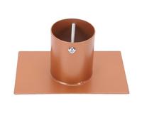 Smandy Adattatore a Catena della Pioggia, Adattatore di Grondaie in Metallo a Prova di Tempo con Bullone per L'uso Dell'installazione della Catena di Pioggia del Tetto (Rosa Dorata)