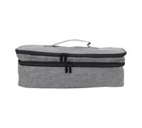 Smandy Borsa per Trasporto di Percorsi Asciugatrice per Capelli, Accessori per Acconciatura a 2 Strati Case Viaggio di Viaggio per Arricciare gli Strumenti per lo Styling dei Capelli (GRAY)