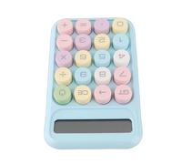 Smandy Calcolatrice Scientifica, Calcolatrice Portatile con Pulsanti Meccanici con Display LCD a 10 Cifre con Materiale ABS, per attività di contabilità degli Esami (BLUE)