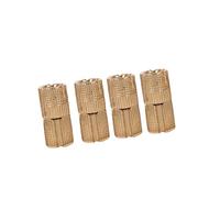 Smandy Cerniere Nascoste in Rame da 4 Pezzi, Design Compatto, capacità Elevata, per Armadi e Progetti di Lavorazione del Legno (12 mm)